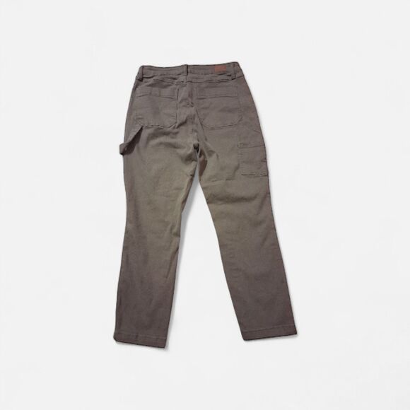 Judy Blue 11/30 High Waist Green Cargo Carpenter Slim Fit Pants Olive Utility - Picture 3 of 10